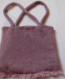 felt silk/wool bag