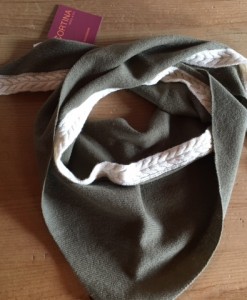 sciarpa cashmere triangolo